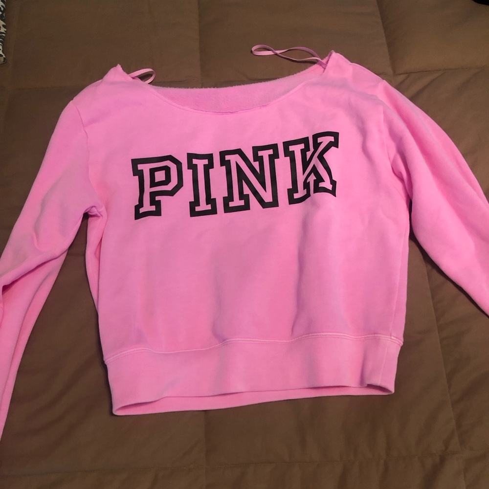 VS PINK Pink Cropped Sweatshirt 🩷💕